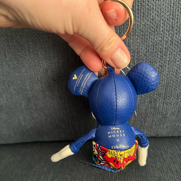 COACH COLLECTIBLE Disney Mickey Mouse X Keith Haring Keychain FOB - Picture 4 of 9